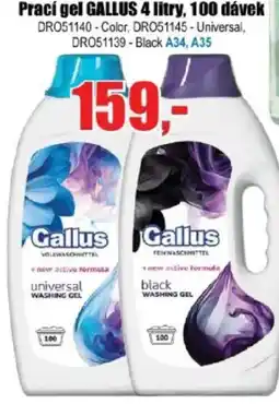 EVA Prací gel GALLUS 4 litry, 100 dávek nabídka