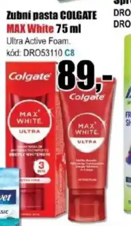 EVA Zubní pasta COLGATE MAX White nabídka