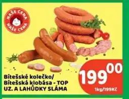 Brněnka Bítešské kolečko/ Bítešská klobása - TOP UZ. A LAHŮDKY SLÁMA nabídka