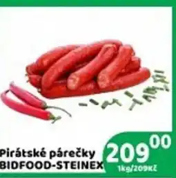 Brněnka Pirátské párečky BIDFOOD-STEINEX nabídka
