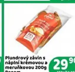 Brněnka Plundrový závin s meruňkovou nabídka