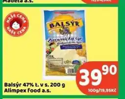 Brněnka Balsýr 47% t. v s. Alimpex Food a.s. nabídka