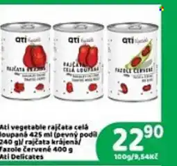 Brněnka Ati vegetable rajčata celá loupaná 4 nabídka