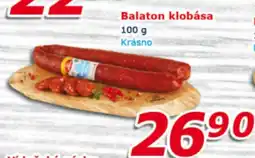 ESO MARKET Balaton klobása nabídka