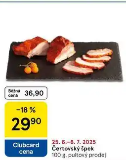 Tesco Čertovský špek, 100 g nabídka