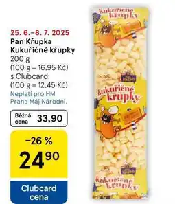 Tesco Pan Křupka Kukuřičné křupky, 200 g nabídka