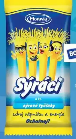 Jip Moravia Sýrácí sýrové tyčinky nabídka