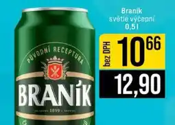Jip Braník světlé výčepní nabídka