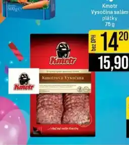 Jip Kmotr Vysočina salám plátky nabídka