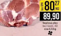 Jip Vepřová plec bez kosti, 4D nabídka