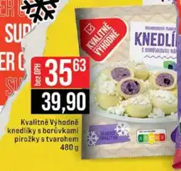 Jip Kvalitně Výhodně knedlíky s borůvkami pirožky s tvarohem nabídka