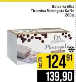 Jip Dolceria Alba Tiramisu Meringata Caffe nabídka