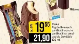 Jip Pinko Rigoletto nanuk vanilka & mandle vanilka & karamel double čokoláda nabídka