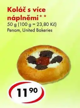 CBA Koláč s více náplněmi, 50 g nabídka