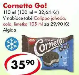 CBA Cornetto Go!, 110 ml nabídka