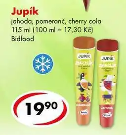 CBA Jupík, 115 ml nabídka