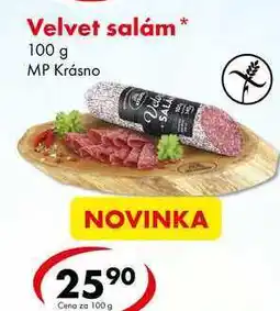 CBA Velvet salám, 100 g nabídka