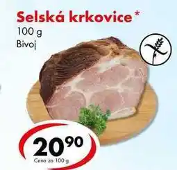 CBA Selská krkovice, 100 g nabídka