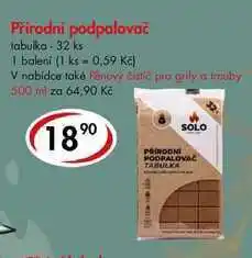 CBA Přírodní podpalovač, 32 ks nabídka