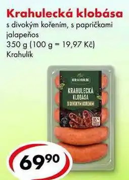 CBA Krahulecká klobása, 350 g nabídka