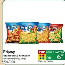 Tamda Foods Fripsy bramborové hranolky, crispy tyčinky 40g, 50g, 120g nabídka