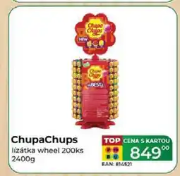 Chupa Chups lízátka wheel 200ks 2400g