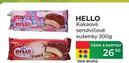Tamda Foods HELLO Kakaové sendvičové sušenky 200g nabídka