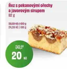 BonVeno Řez s pekanovými ořechy a javorovým sirupem 82 g nabídka