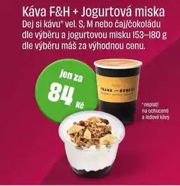 BonVeno Káva F&H + Jogurtová miska 153-180 g nabídka