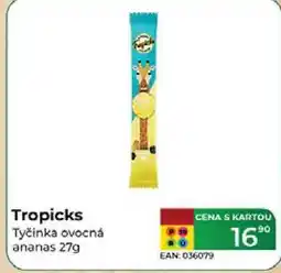 Tamda Foods Tropicks Tyčinka ovocná ananas 27g nabídka