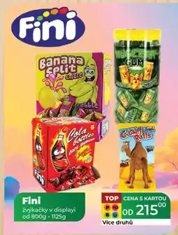 Tamda Foods Fini žvýkačky v displayi od 800g - 1125g nabídka