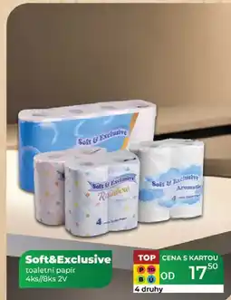 Tamda Foods Soft&Exclusive toaletní papír 4ks//8ks 2V nabídka