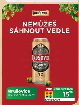 Tamda Foods Krušovice 0,5L dvanáctka Plech nabídka