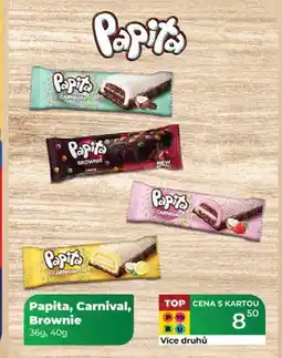 Tamda Foods Papita, Carnival, Brownie 36g, 40g nabídka