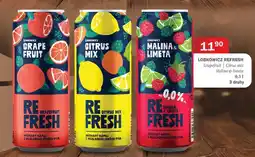 Tamda Foods LOBKOWICZ REFRESH Grapefruit Citrus mix Malina & limeta 0,51 nabídka
