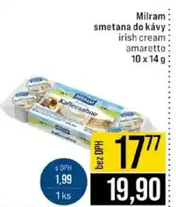 Jip Milram smetana do kávy irish cream amaretto nabídka