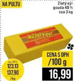 Jip Zlatý sýr gouda 48 % nabídka