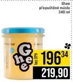 Jip Ghee přepuštěné máslo nabídka