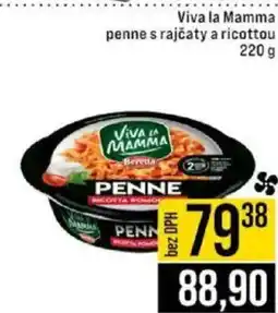 Jip Viva la Mamma penne s rajčaty a ricottou nabídka
