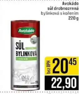 Jip Avokádo sůl drobnozrnná bylinková s kořenim nabídka