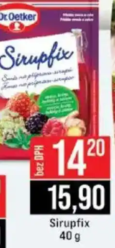 Jip Dr Oetker Sirupfix nabídka