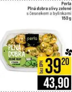 Jip Perla Plná dobra olivy zelené s česnekem a bylinkami nabídka