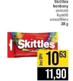 Jip Skittles bonbony ovocné kyselé smoothies nabídka