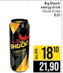 Jip Big Shock!! energy drink nabídka