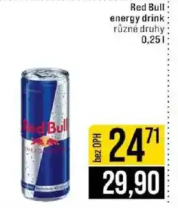 Jip Red Bull energy drink nabídka