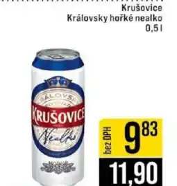 Jip Krušovice Královsky hořké nealko nabídka
