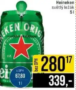 Jip Heineken světlý ležák nabídka