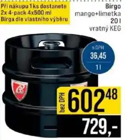 Jip Birgo mango+limetka nabídka