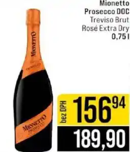 Jip Mionetto Prosecco DOC Treviso Brut Rosé Extra Dry nabídka