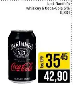 Jip Jack Daniel's whiskey & Coca-Cola 5% nabídka